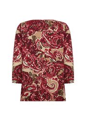 Chandail Imprimé Paisley Manche 3/4