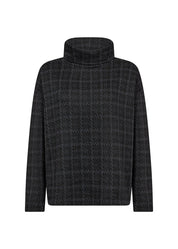 Chandail Col baveux Imprimé Effet Tweed