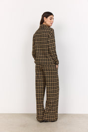 Chandail Col baveux Imprimé Effet Tweed
