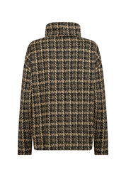 Chandail Col baveux Imprimé Effet Tweed