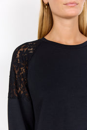 Chandail Coton Modal Doux avec Dentelle