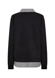 Chandail Douceur Modal Effet Chemise Superposée