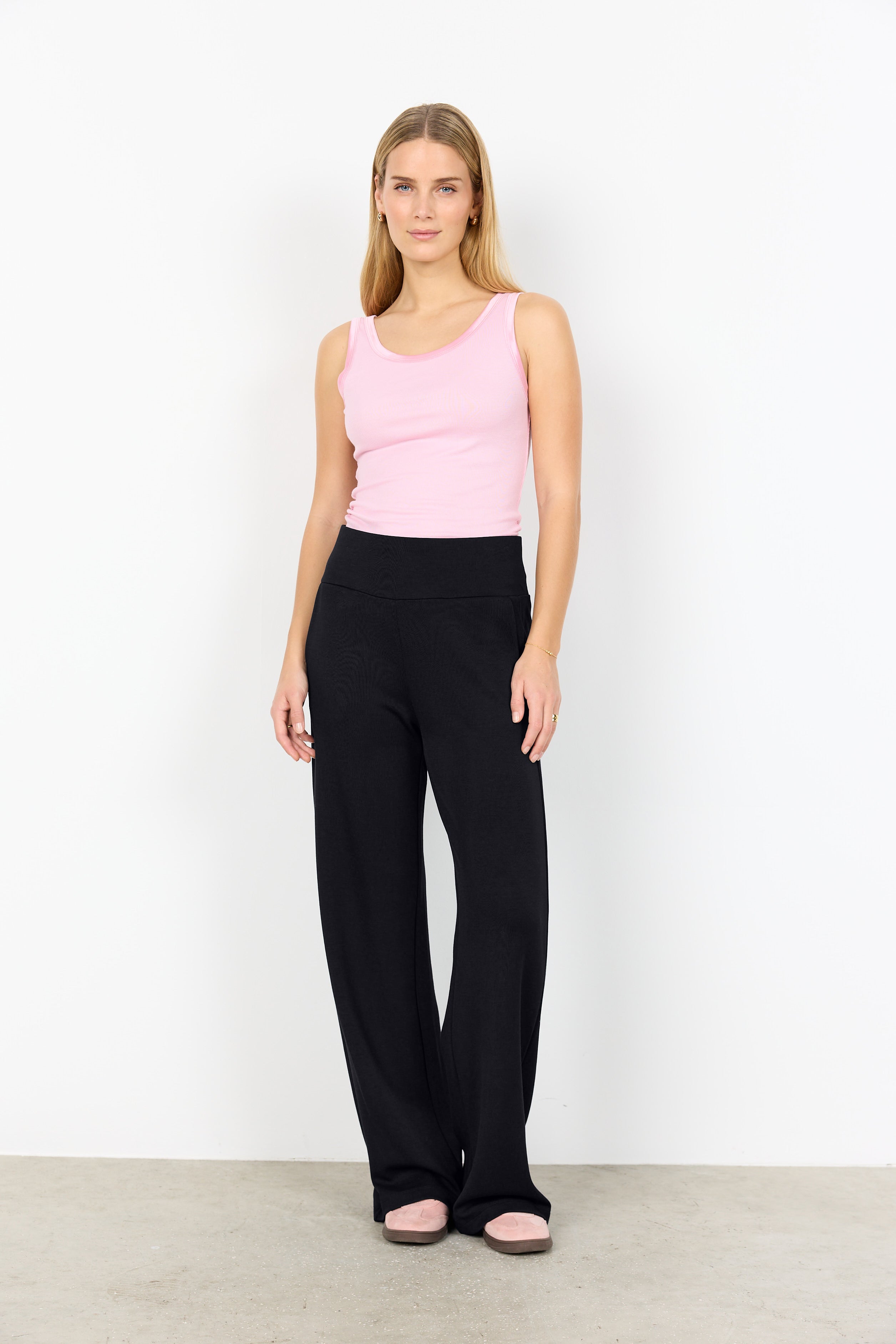 Pantalon Coton Modal Large à Enfiler