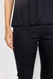 T-Shirt col en U Bande cammouflante pour le ventre