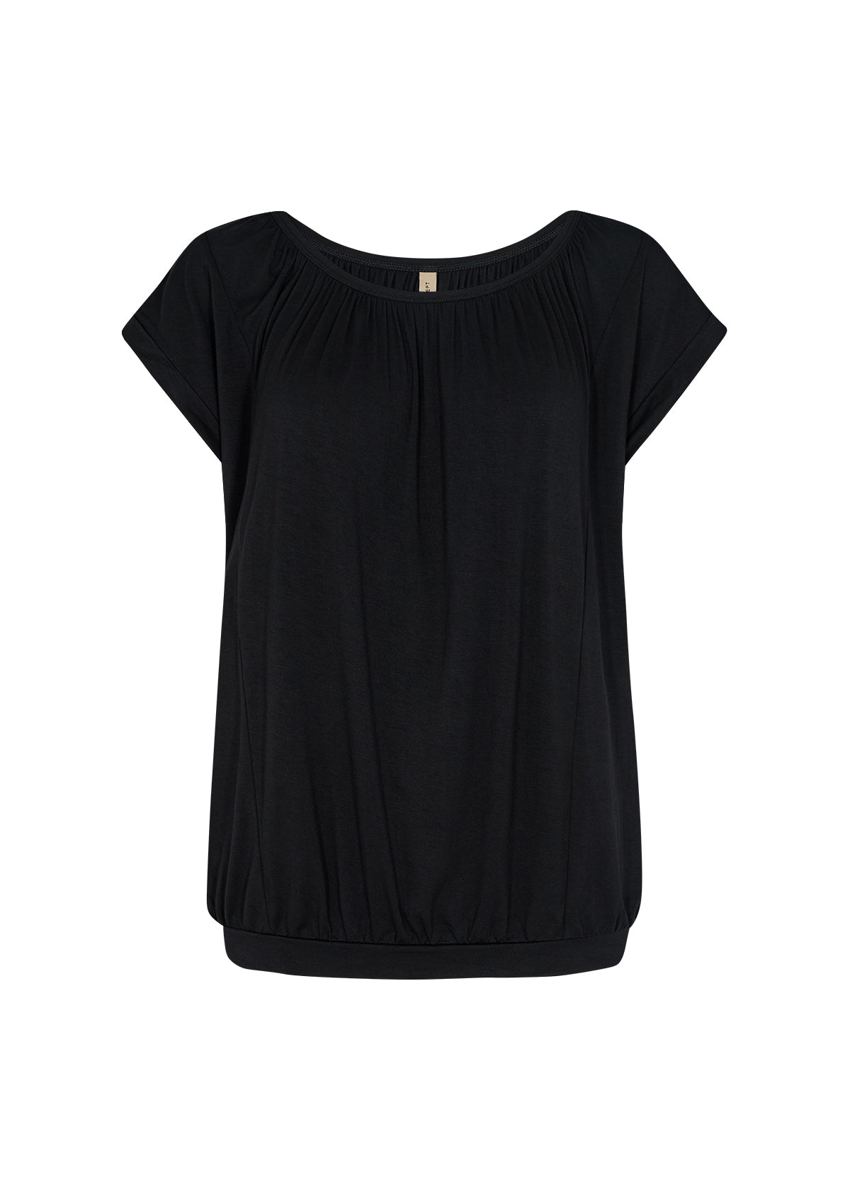 T-Shirt col en U Bande cammouflante pour le ventre