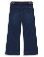 Jeans Jambe Large avec Foulard