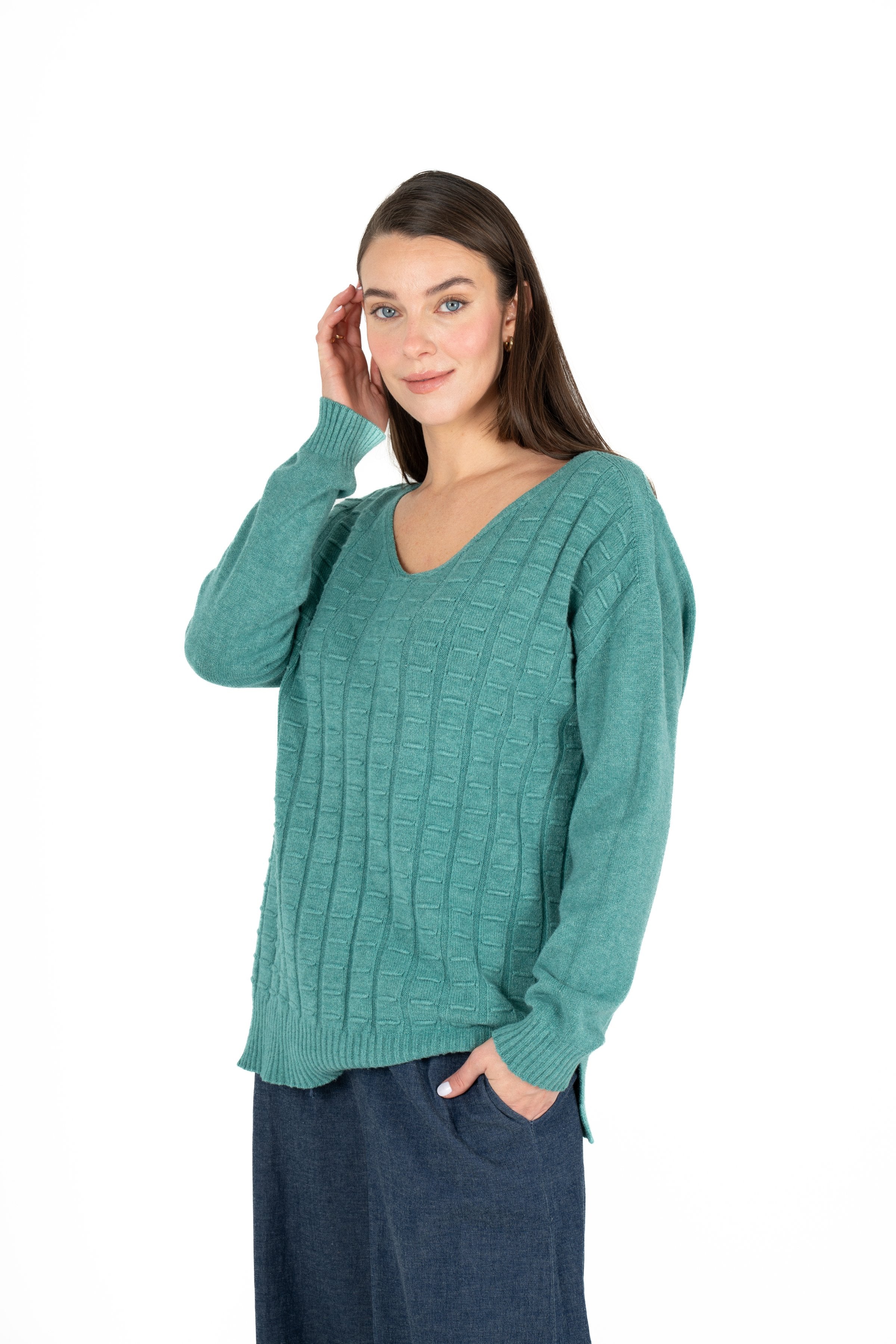 Pull Tricot Col V