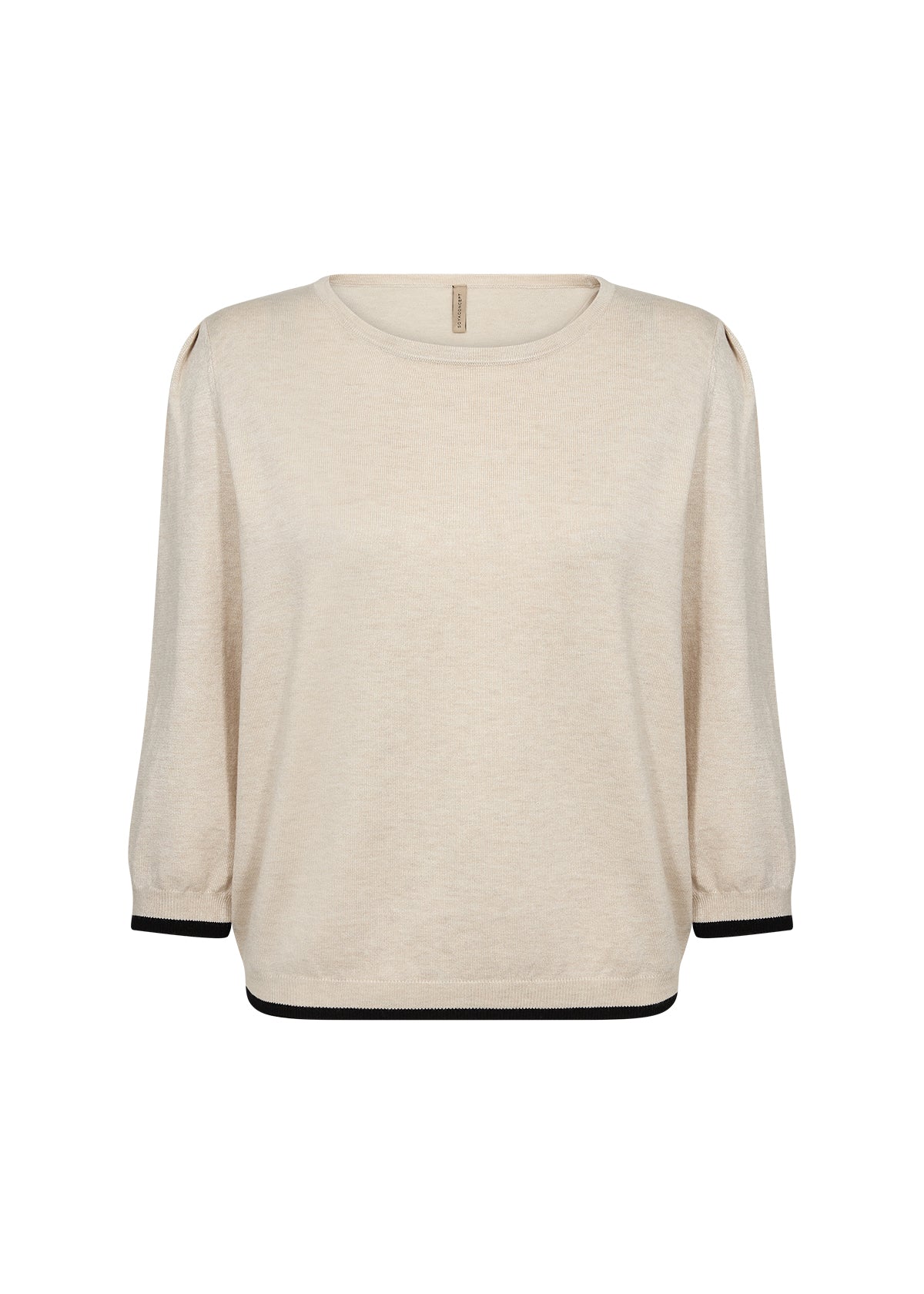 Chandail Tricot Fin Manches aux Coudes