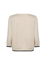 Chandail Tricot Fin Manches aux Coudes