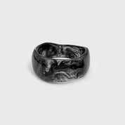 Bracelet Rigide en Résine Noir Caracol, vue du produit