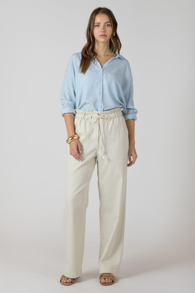 Chemisier Fluide à Rayures