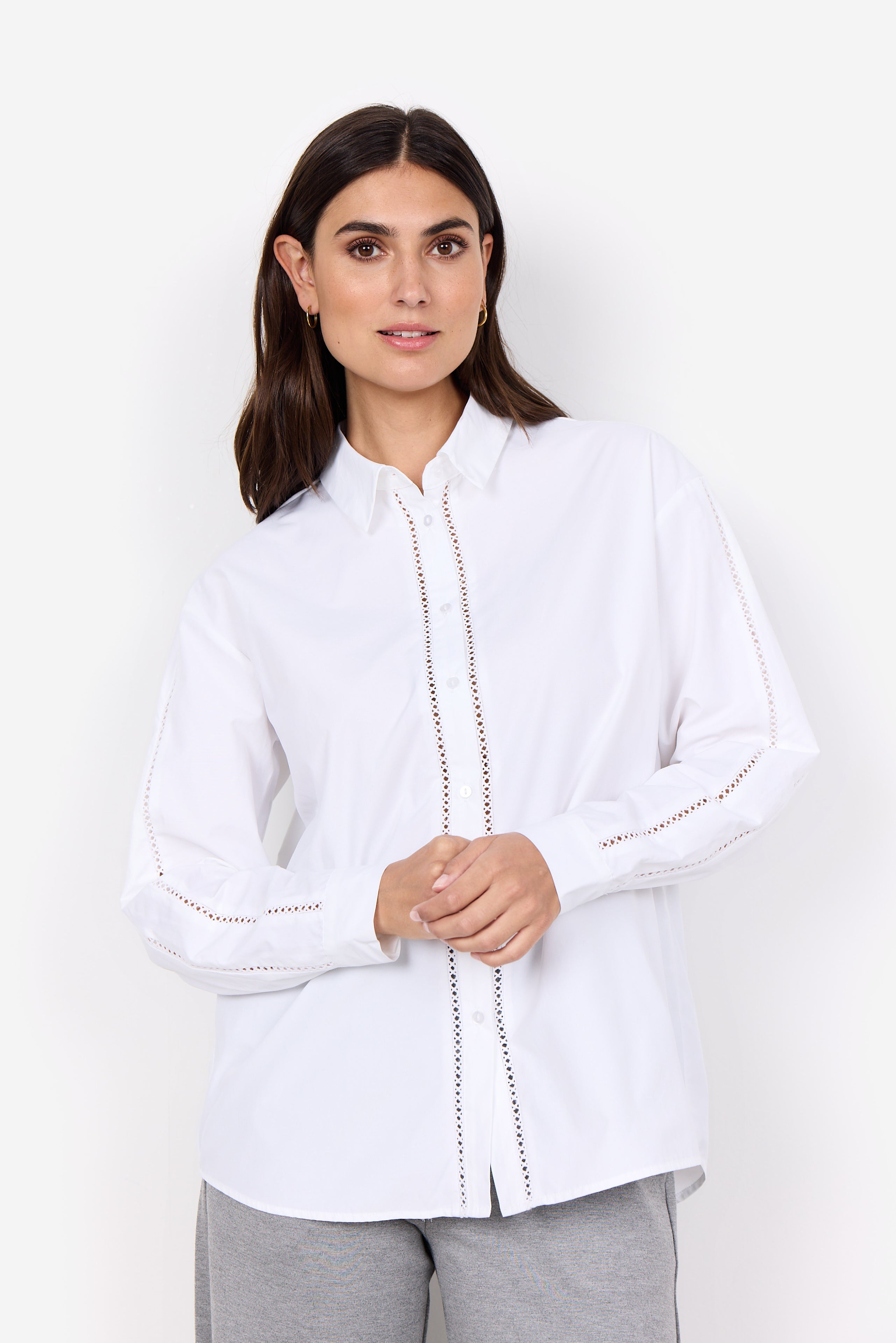 Blouse avec insertion de Poitelle