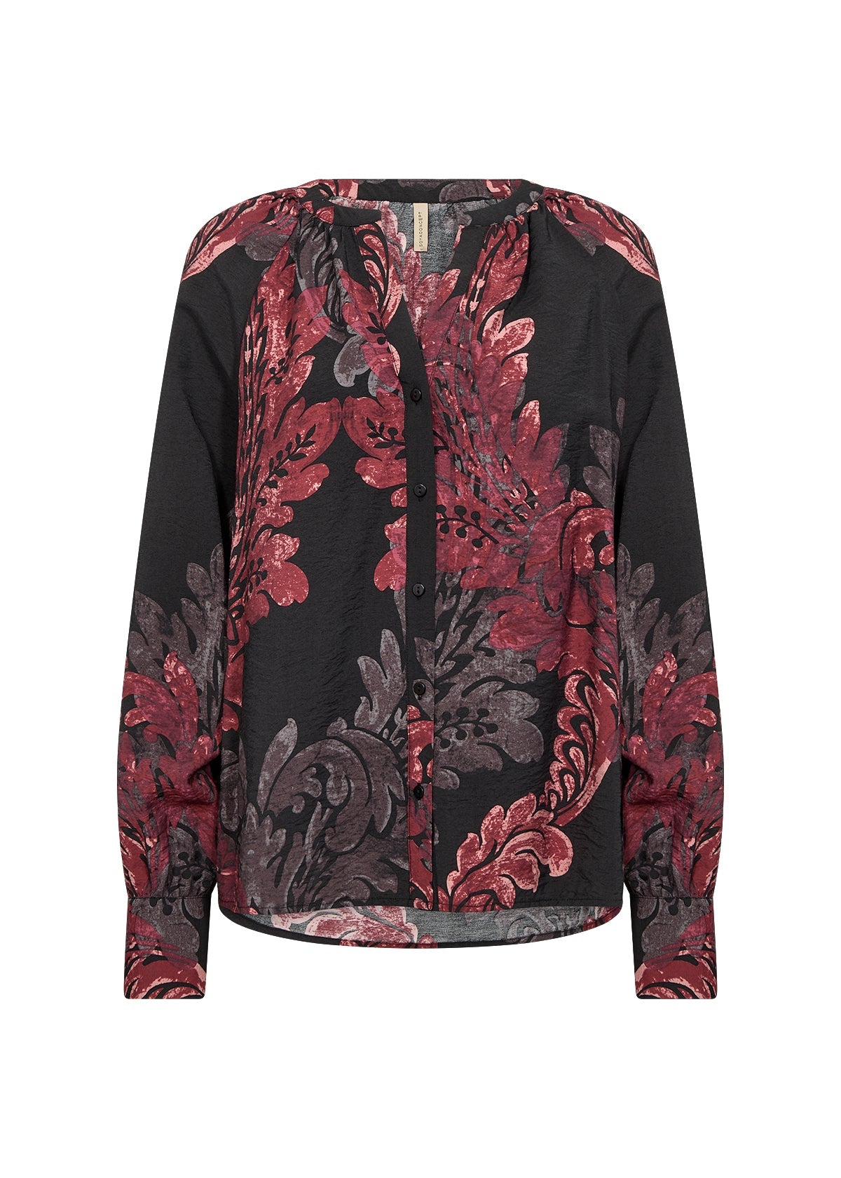 Blouse Chemisier Imprimé Floral Col en V