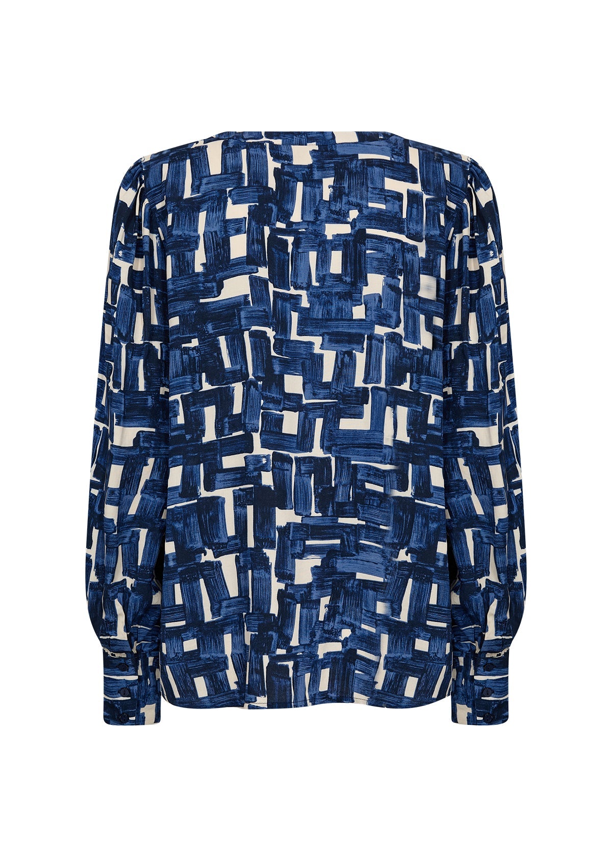 Top Style Chemisier Col en V Imprimée