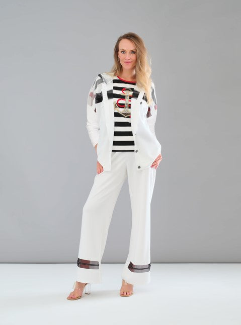 Chandail Rayé Avec Encre