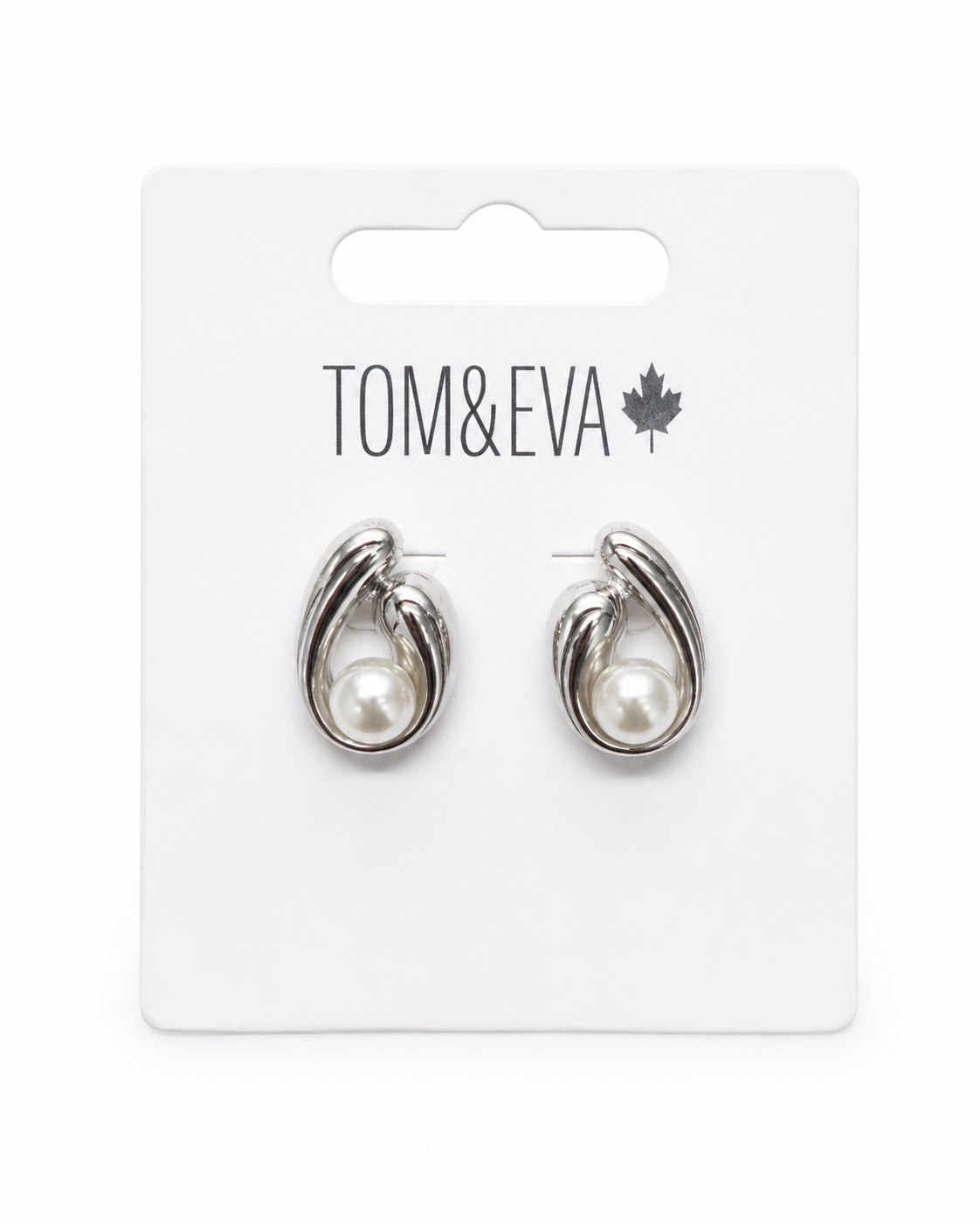 Boucle d'Oreilles Argent avec Perle