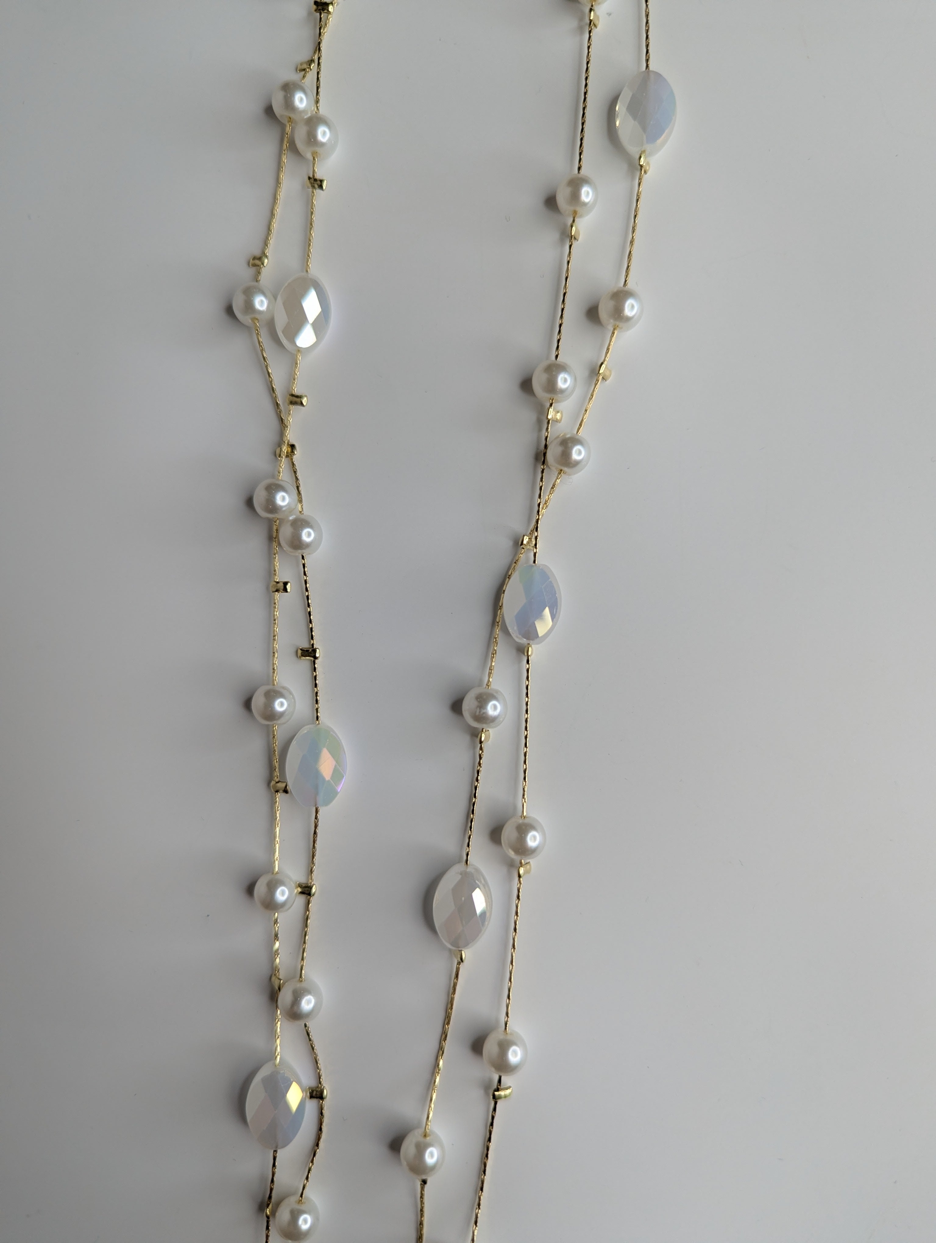 Collier Long Or avec Perle