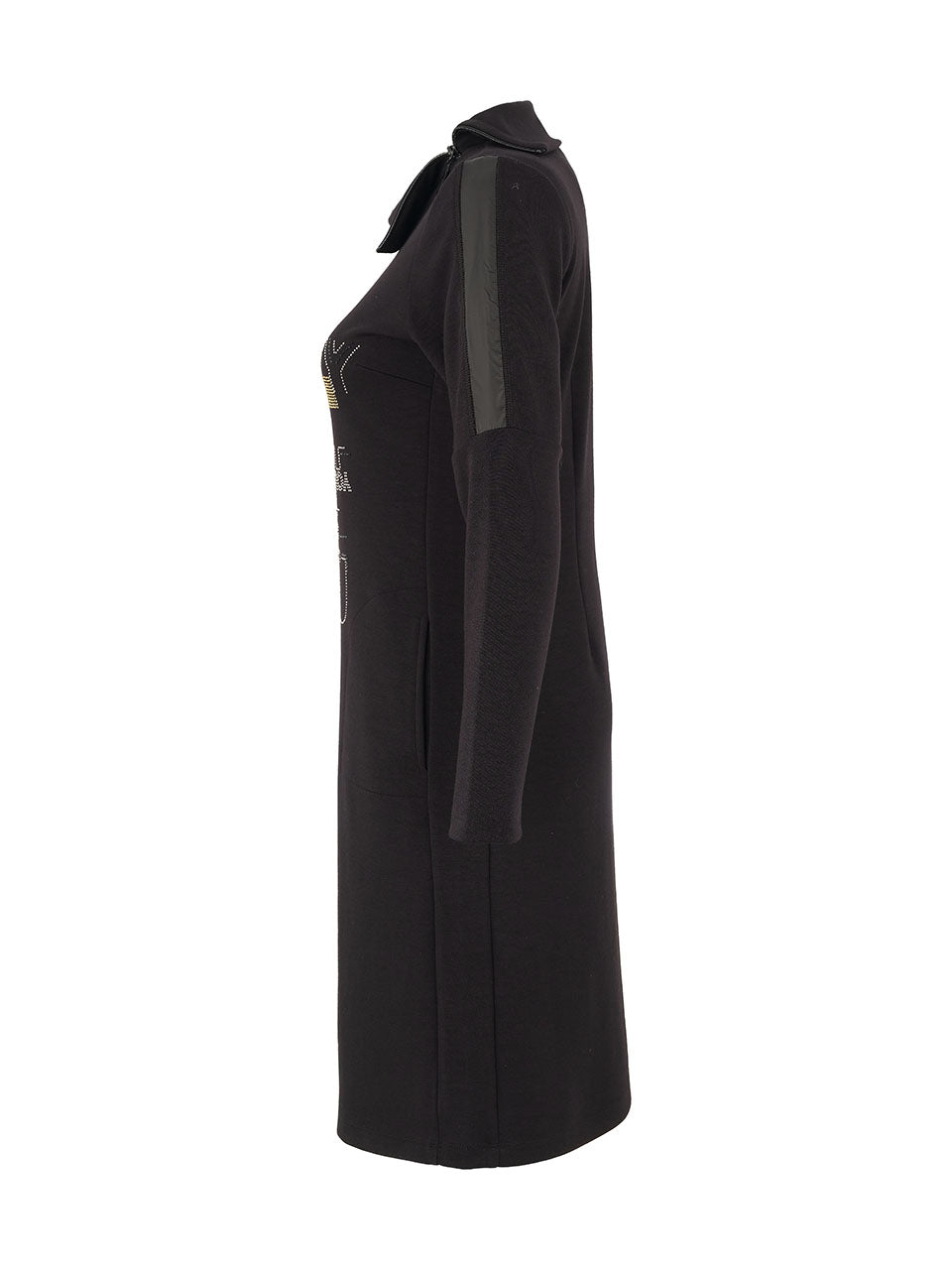 Robe Coton Modal Col Asymétrique