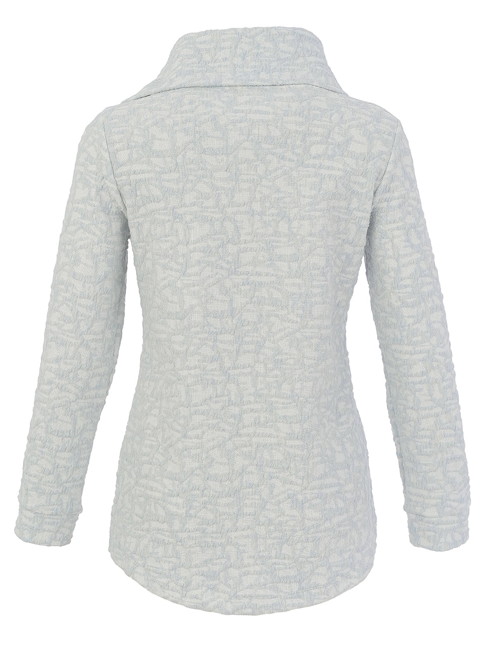 Chandail bleu ciel Dolcezza style 76201, vue de dos