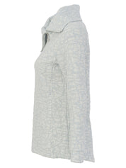 Chandail bleu ciel Dolcezza style 76201, vue de côté
