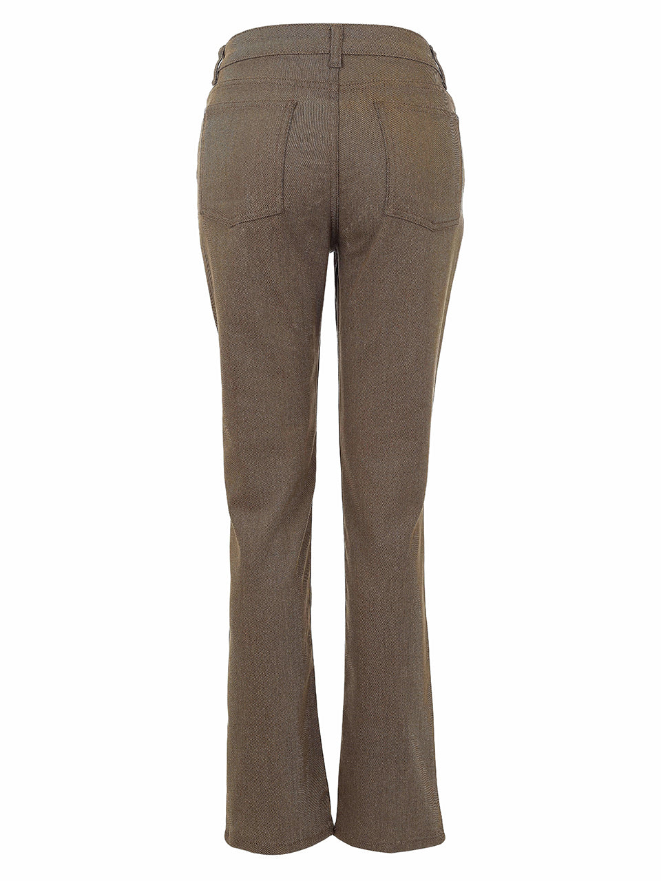 Pantalon brun Dolcezza style 76235, vue de dos