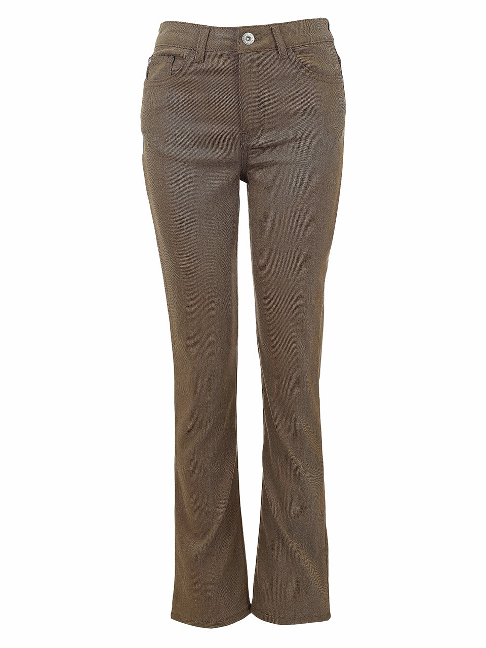 Pantalon brun Dolcezza style 76235, vue de face