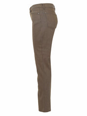 Pantalon brun Dolcezza style 76235, vue de côté