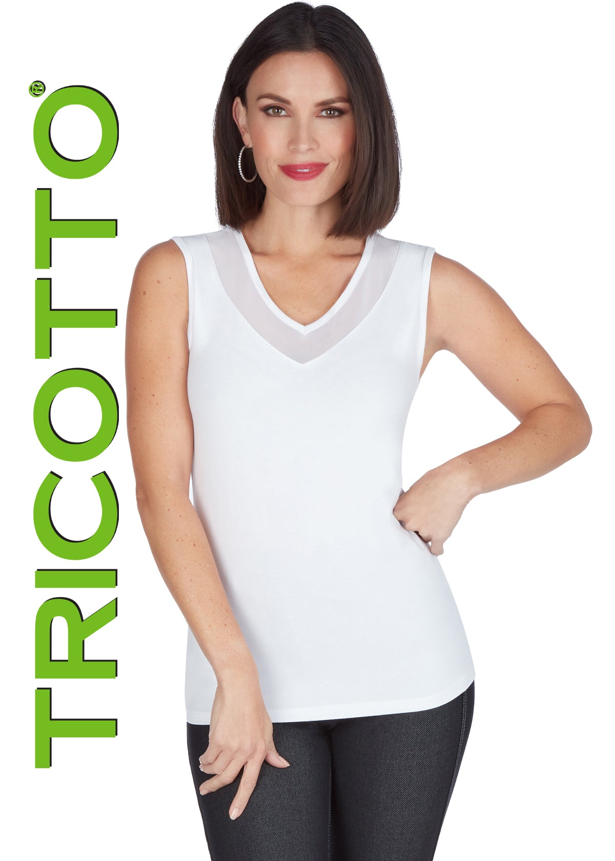 Camisole Fluide Col V Bretelles Larges