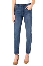 Jeans droit sans Fermeture Eclair