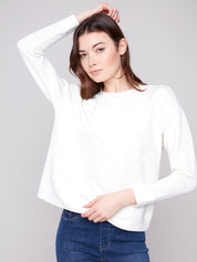 Chandail Brodé Coton Modal