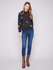 Chandail Tricot Fleurs