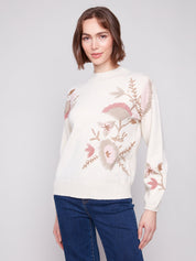 Chandail Tricot Fleurs