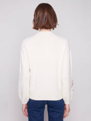 Chandail Tricot Fleurs