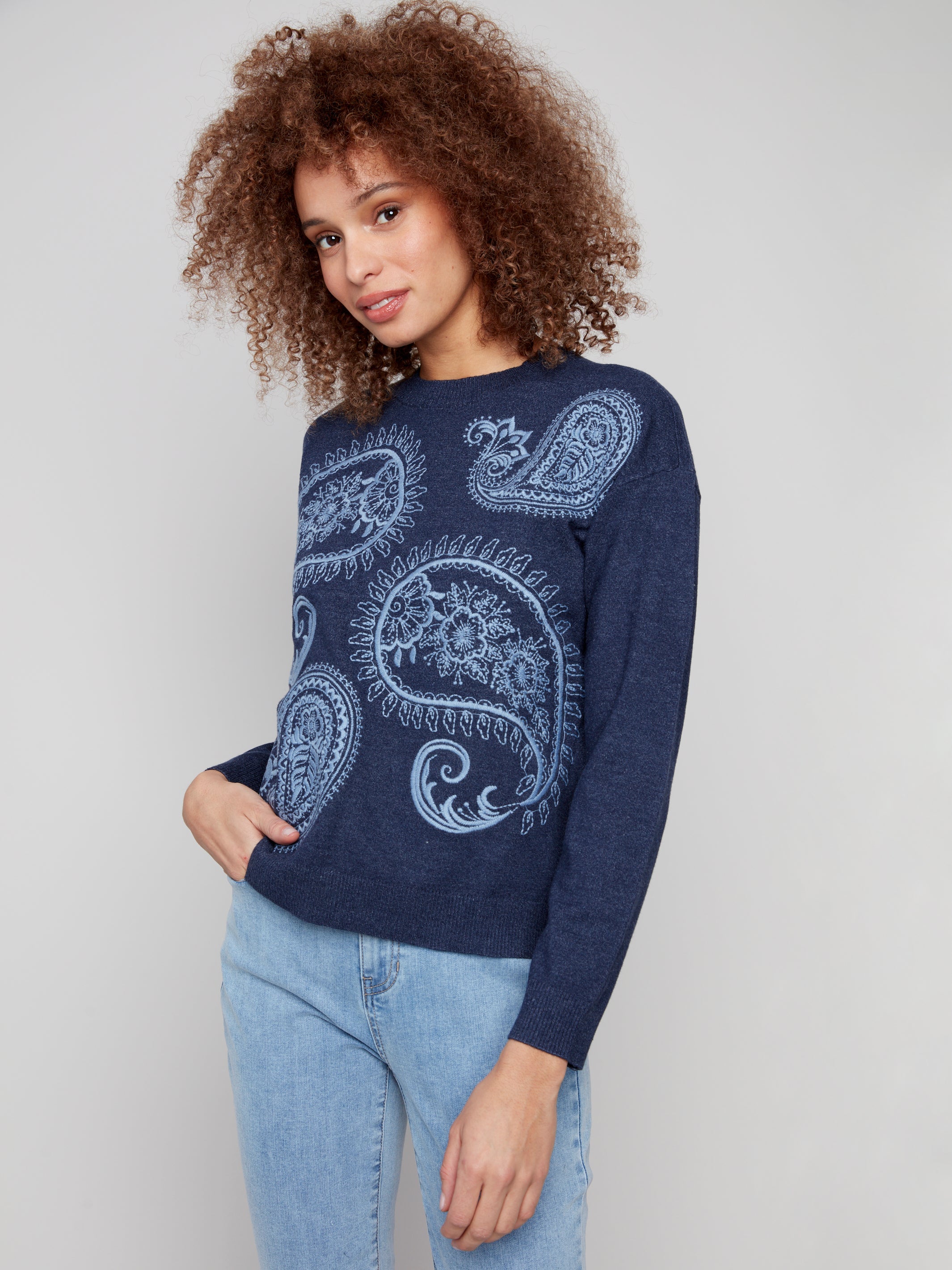Chandail Tricot Paisley