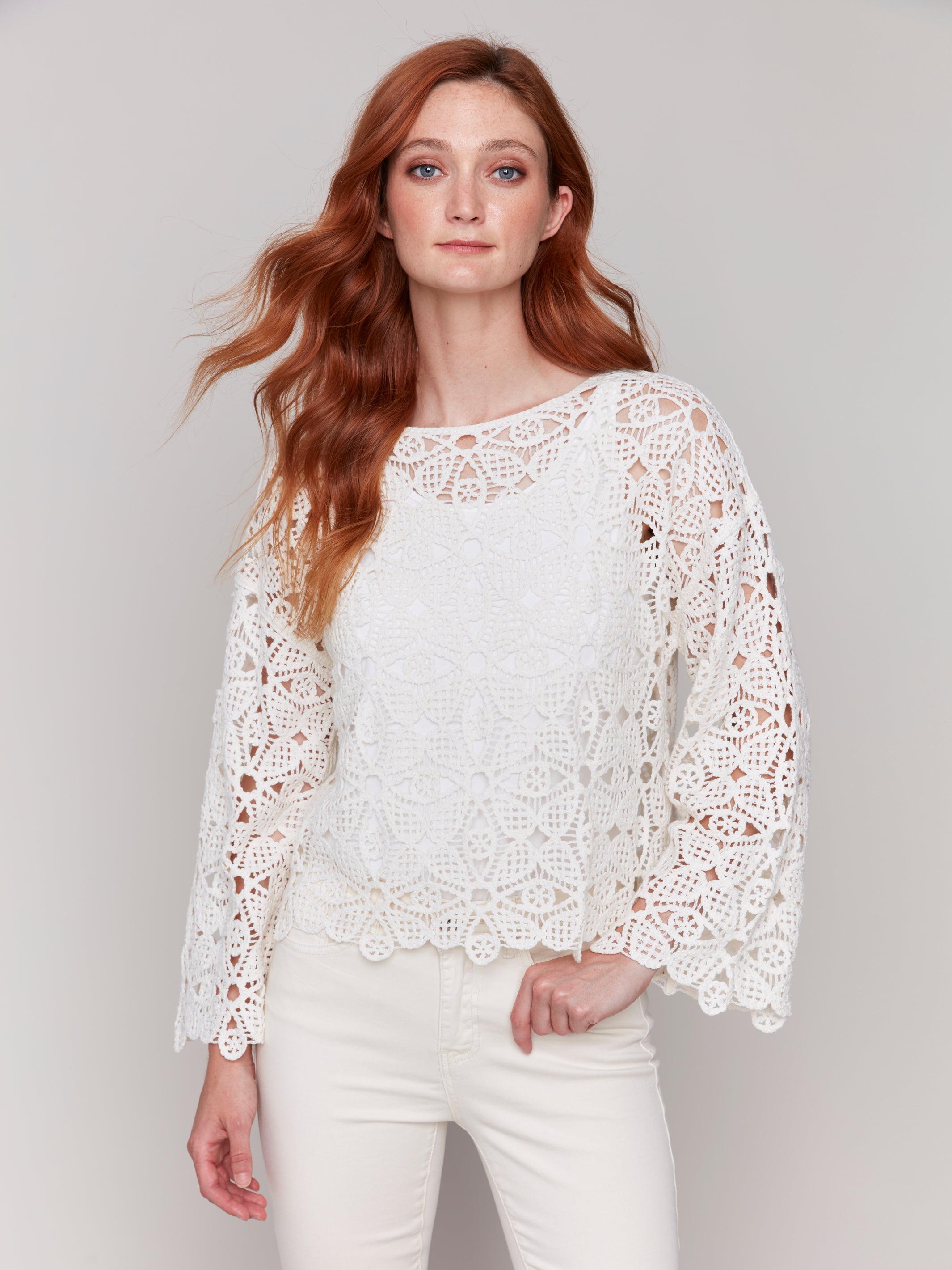 Chandail Crochet Ajouré