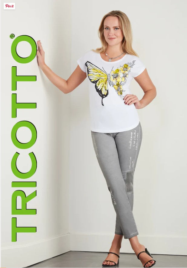 T-Shirt papillon à paillettes
