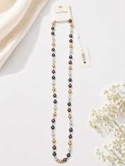 Collier Long Perles Colorées
