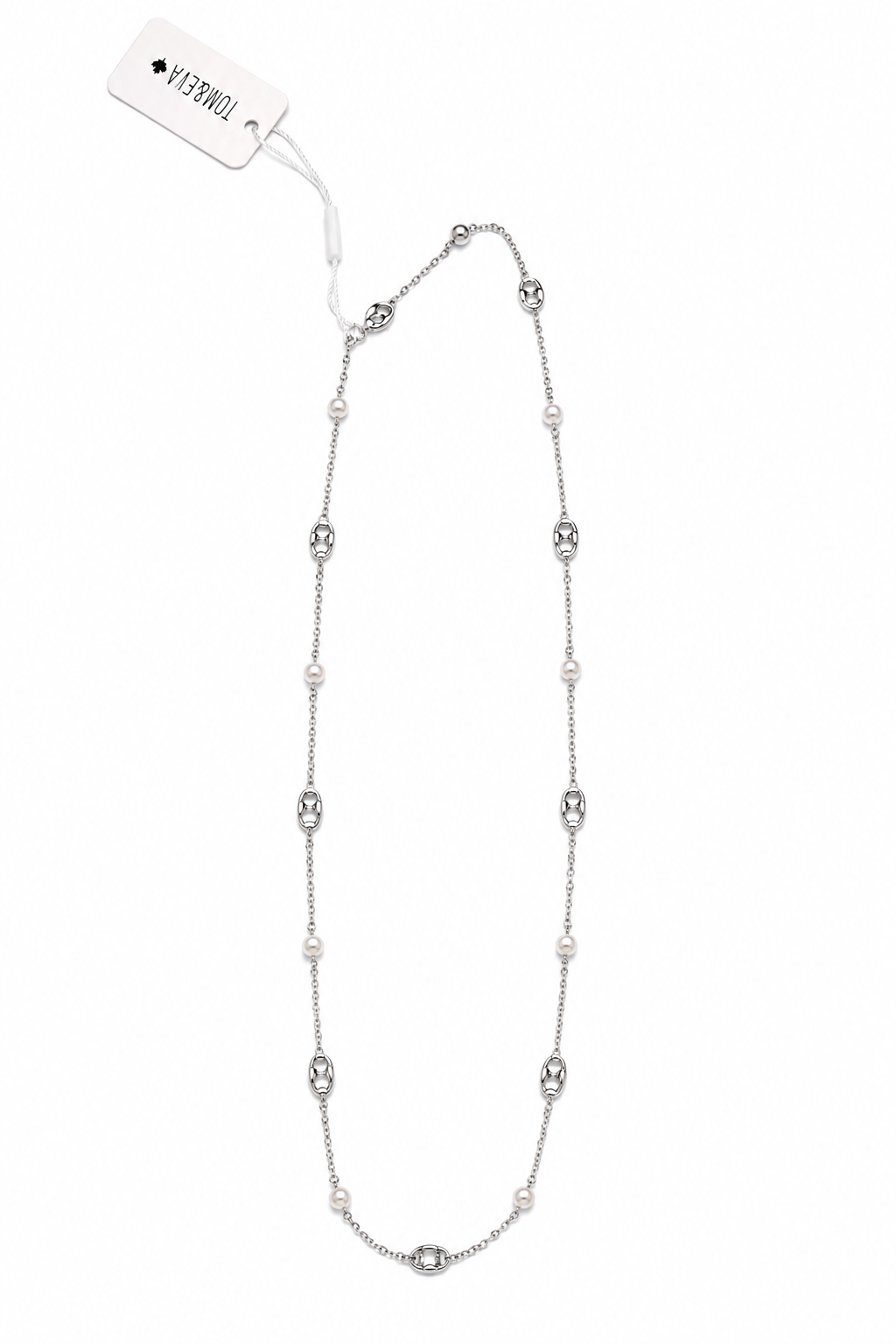 Collier Argent Avec Perles