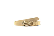Ceinture en Cuir Métallique
