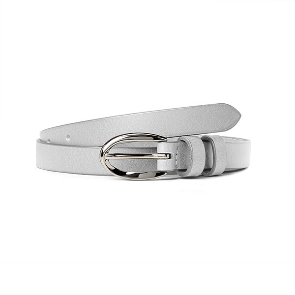 Ceinture en Cuir Métallique