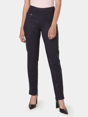 Pantalon Sans Zip Droit Suède Vegan