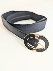 Ceinture Élastique Boucle Dorée
