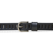 Ceinture en Cuir avec Fentes Trouées