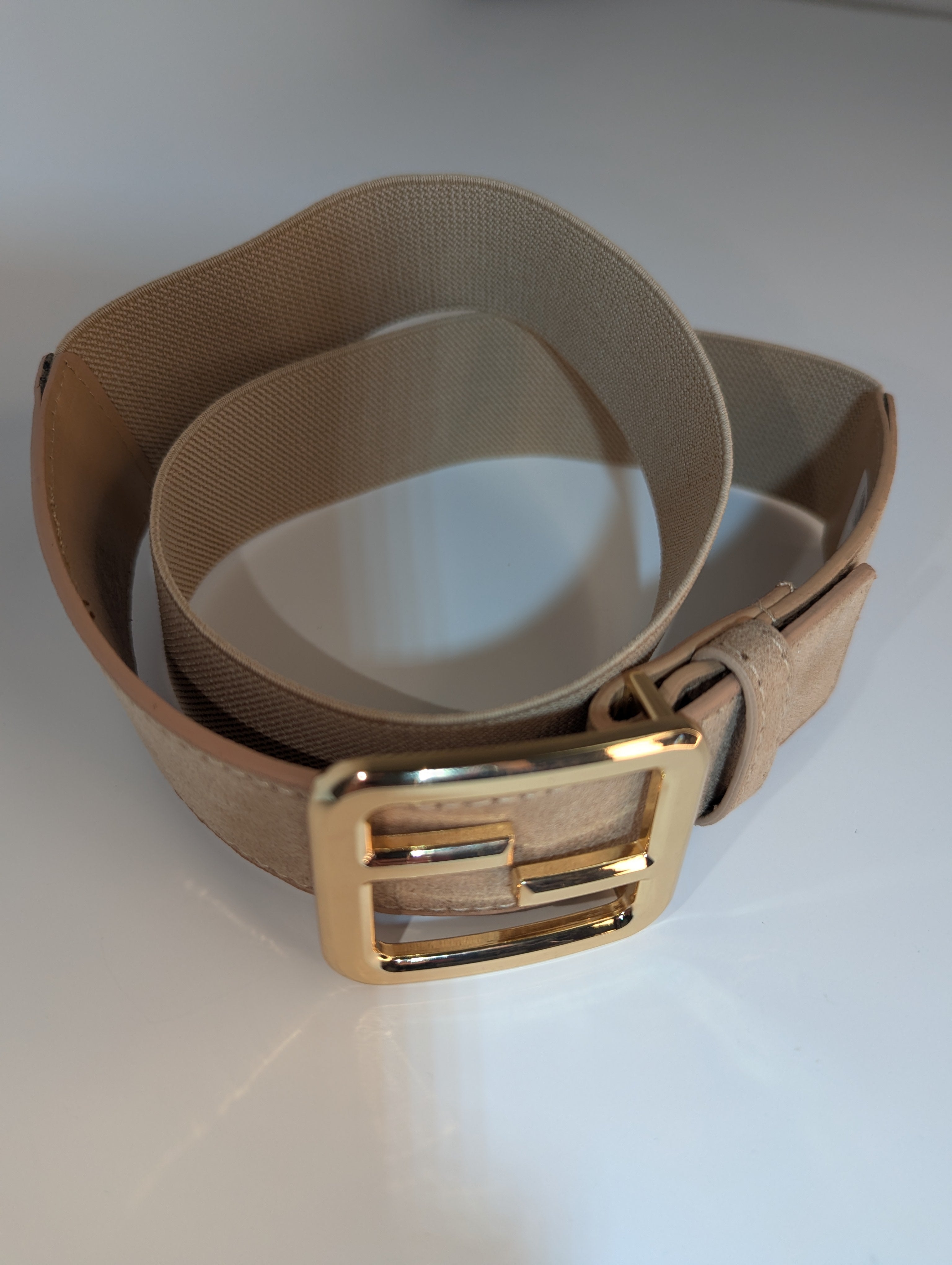 Ceinture Élastique Boucle Doré