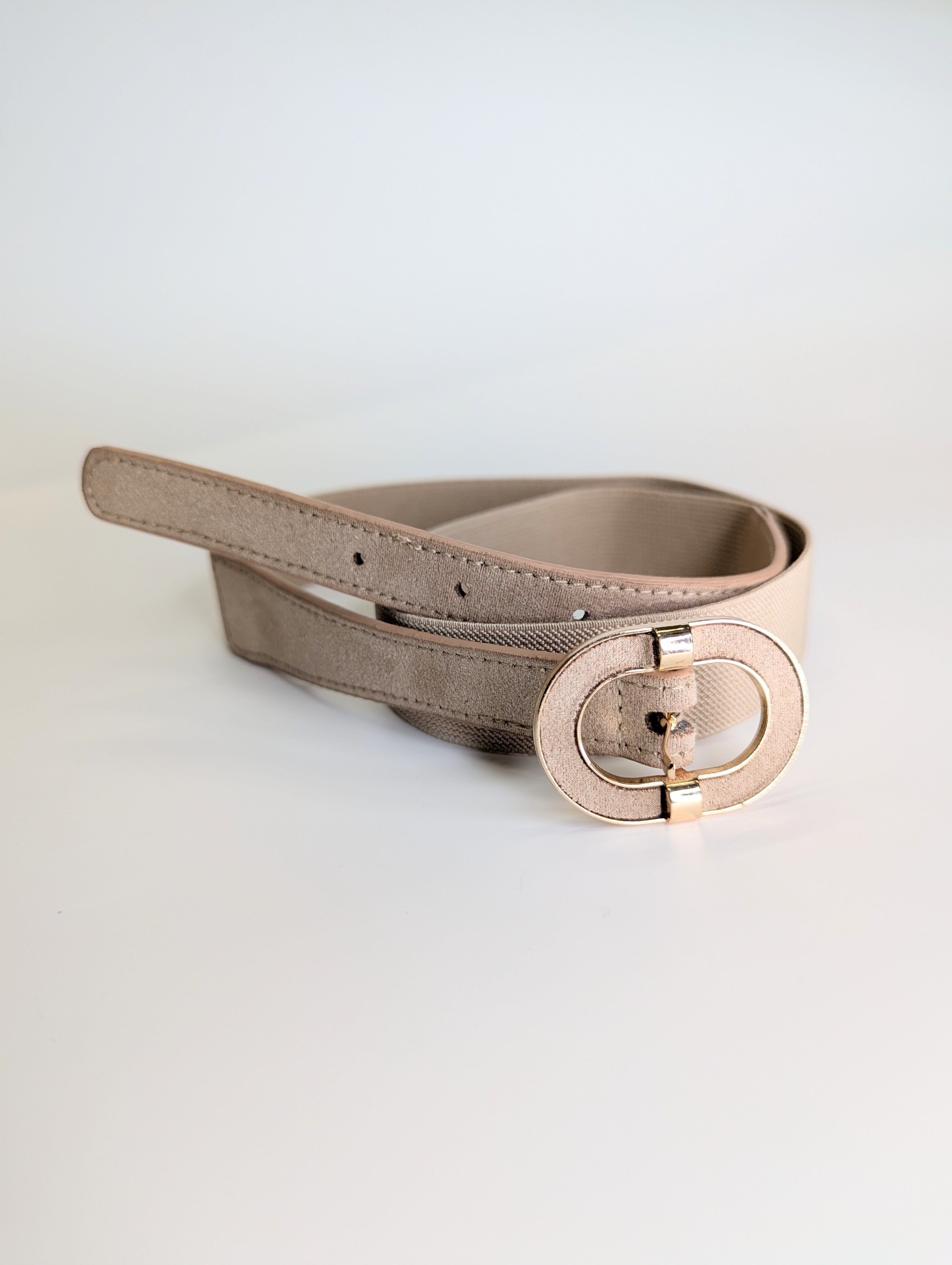 Ceinture Élastique Boucle Dorée