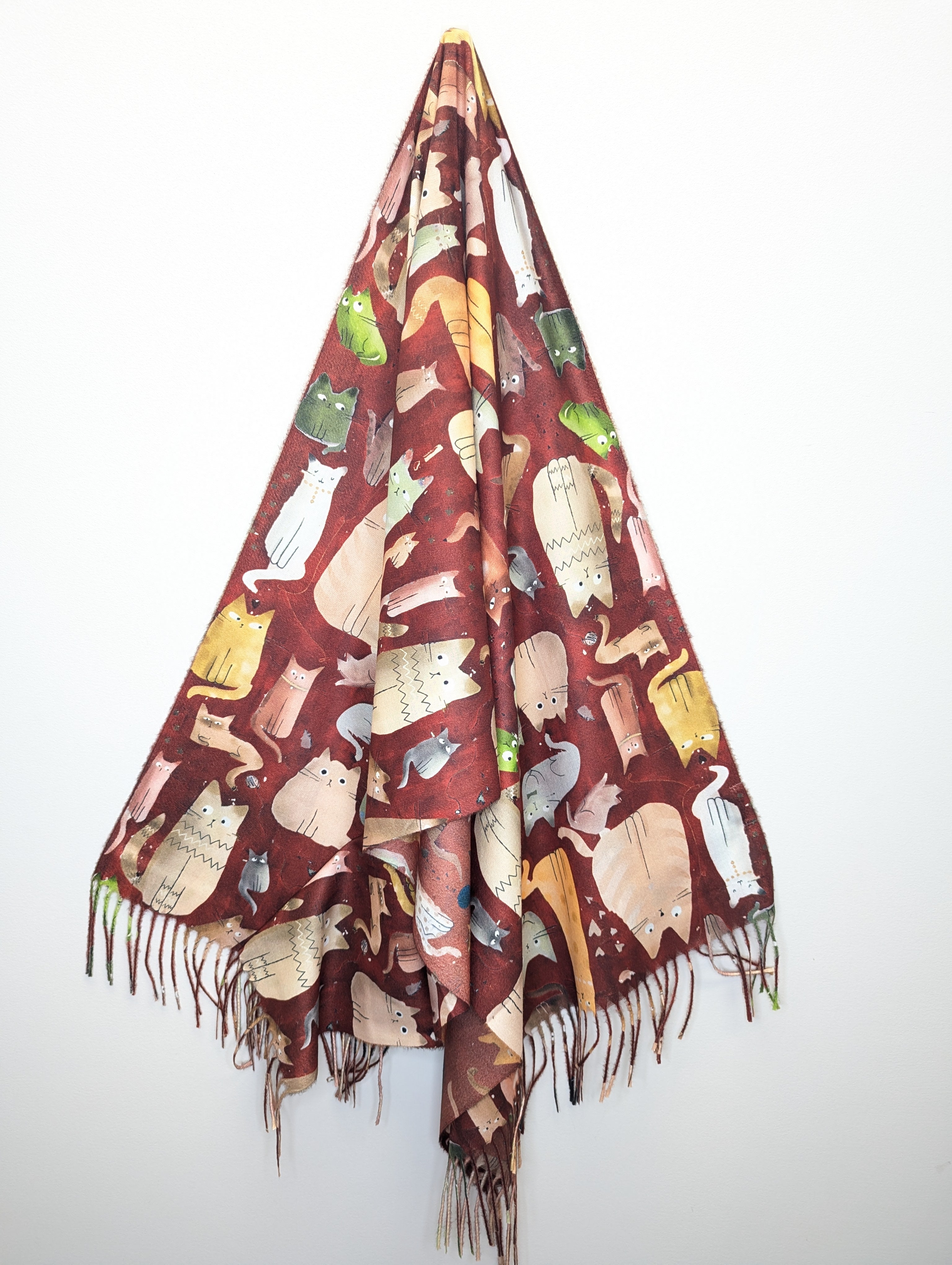 Foulard Imprimé de Chats