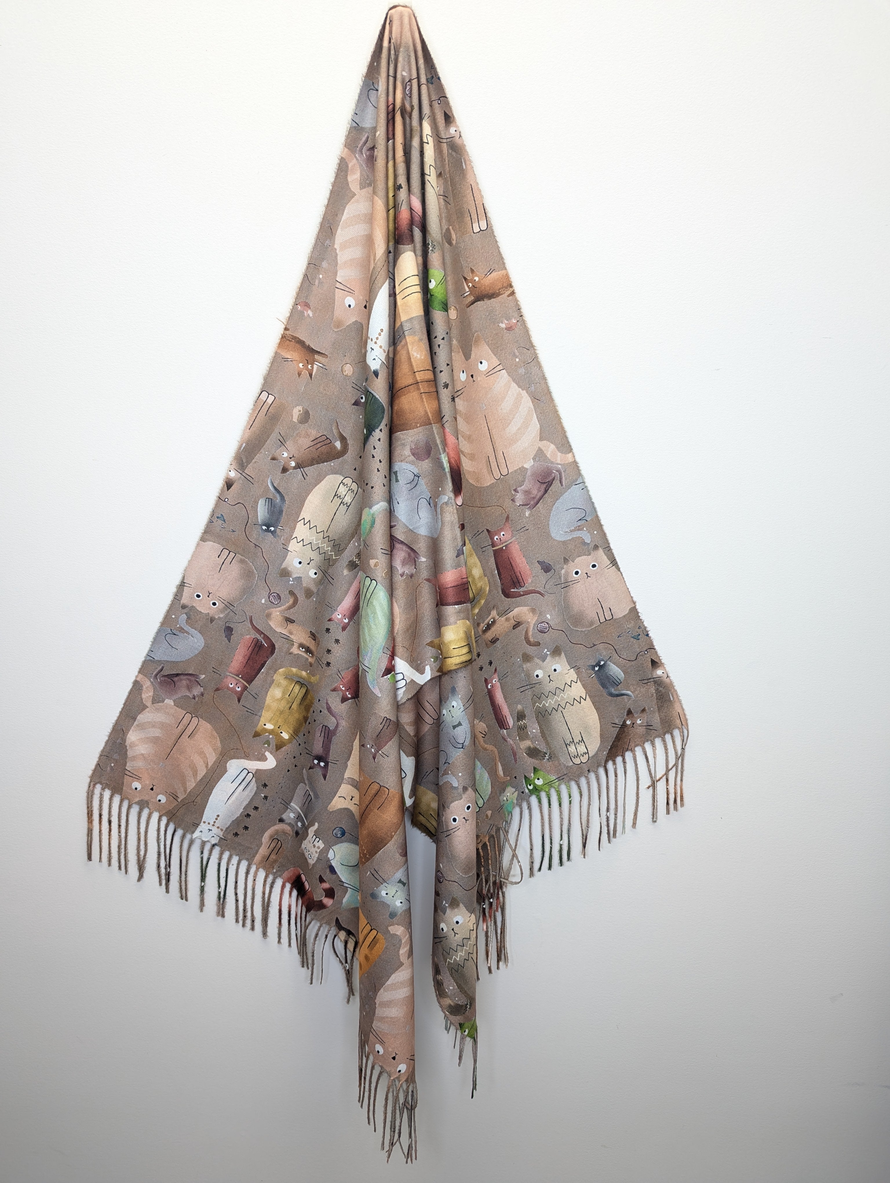 Foulard Imprimé de Chats