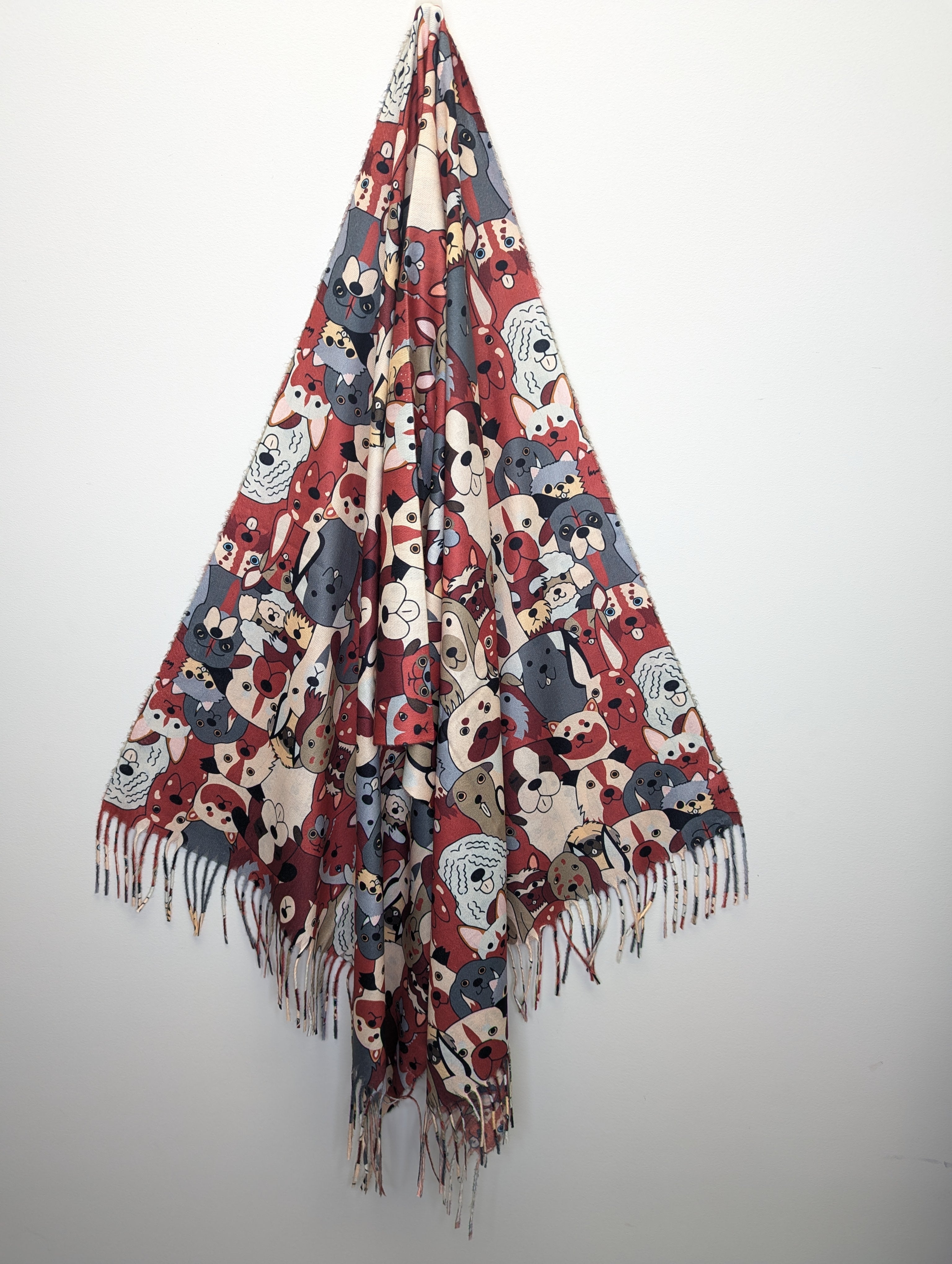 Foulard Imprimé de Chiens
