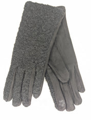 Gants taille Unique Bouclé