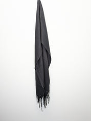 Foulard Léger Uni à Franges